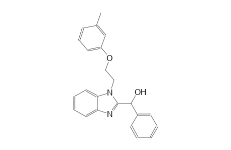 1H-1,3-Benzimidazole-2-methanol, 1-[2-(3-methylphenoxy)ethyl]-.alpha.-phenyl-