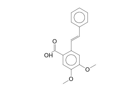 Benzoic acid, 4,5-dimethoxy-2-(2-phenylethenyl)-