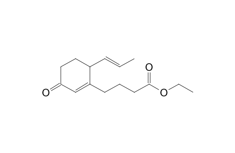 4-(1'-Propenyl)-3-[(ethoxycarbonyl)propyl]cyclohex-2-en-1-one