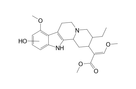 Mitragynine-M/artifact (HO-) isomer 1 MS2