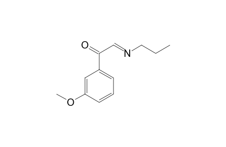 N-Propyl-2-(3-methoxyphenyl)-2-oxoethanimine