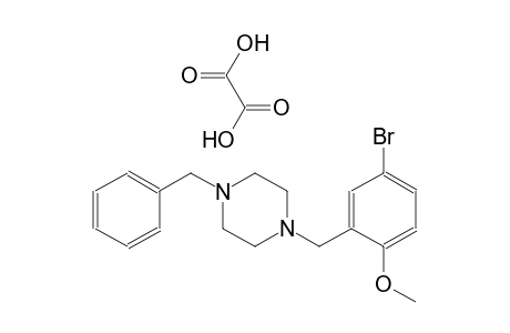 1-benzyl-4-(5-bromo-2-methoxybenzyl)piperazine oxalate