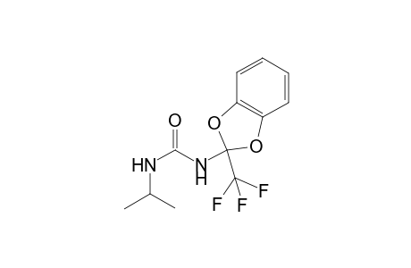 1-isopropyl-3-[2-(trifluoromethyl)-1,3-benzodioxol-2-yl]urea