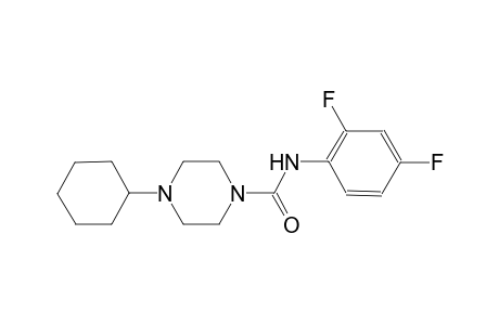 1-piperazinecarboxamide, 4-cyclohexyl-N-(2,4-difluorophenyl)-
