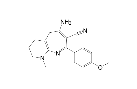 6-Amino-7-cyano-8-(4'-methoxyuphenyl)-1-methyl-2,3,4,5-tetrahydropyrido[2,3-b]azepine