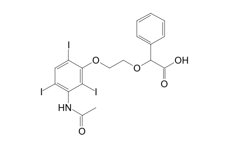 [2-(3-acetamido-2,4,6-triiodophenoxy)ethoxy]phenylacetic acid