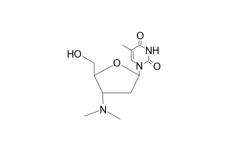 Pyrimidin-2,4-dione, 1,2,3,4-tetrahydro-5-methyl-1-[[2-hydroxymethyl-3-dimethylamino]tetrahydrofur-5-yl