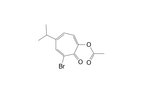 2-Acetoxy-7-bromo-5-isopropyltropone