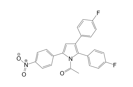 1-{2,3-Bis(4-fluorophenyl)-5-(4-nitrophenyl)-1H-pyrrol-1-yl}ethanone