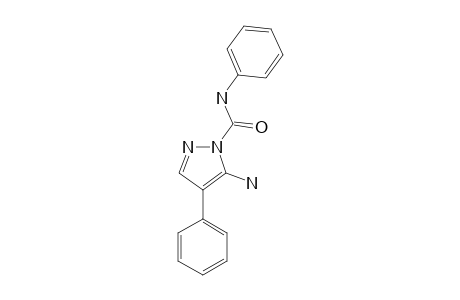 5-amino-N,4-di(phenyl)pyrazole-1-carboxamide