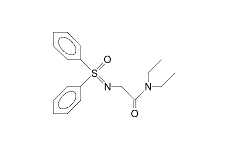 Diphenyl-sulfoximino-N,N-diethyl-acet imide