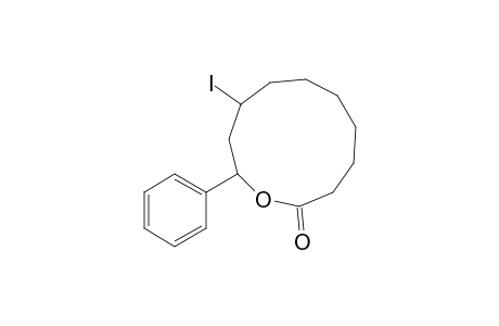 Oxacycloundecan-2-one, 9-iodo-11-phenyl-, (9R*,11R*)-