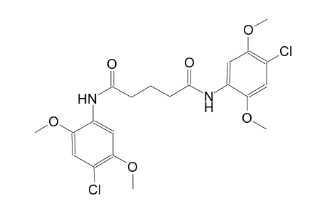 N~1~,N~5~-bis(4-chloro-2,5-dimethoxyphenyl)pentanediamide