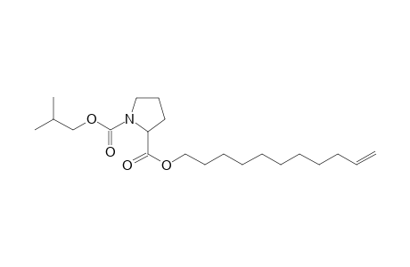 L-Proline, N-isobutoxycarbonyl-, undec-10-enyl ester