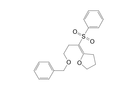 (2E)-2-(3-benzoxy-1-besyl-propylidene)tetrahydrofuran