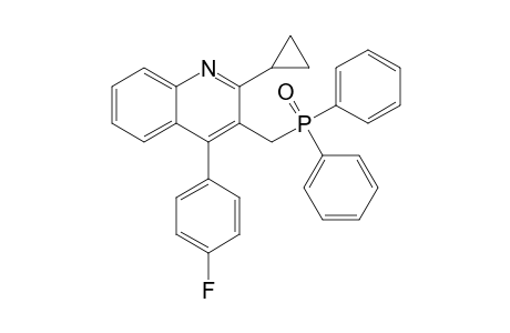 [2-Cyclopropyl-4-(4-fluorophenyl)quinolin-3-yl]methyl(diphenyl)phosphine oxide