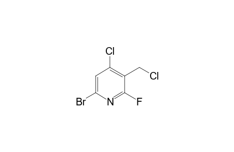 6-Bromo-4-chloro-3-(chloromethyl)-2-fluoropyridine