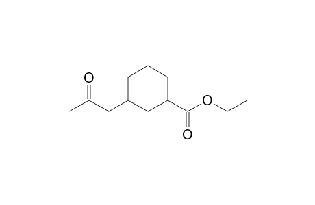 Ethyl 3-(2-oxopropyl)cyclohexanecarboxylate