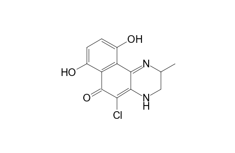2-Methyl-5-chloro-7,10-dihydroxy-2,3-dihydrobenzo[f]quinoxaline-6-one