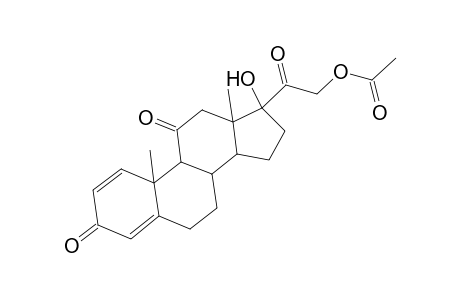 Pregna-1,4-diene-3,11,20-trione, 21-(acetyloxy)-17-hydroxy-