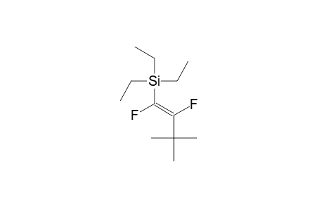 (Z)-1,2-Difluoro-3,3-dimethyl-1-(triethylsilyl)-1-butene