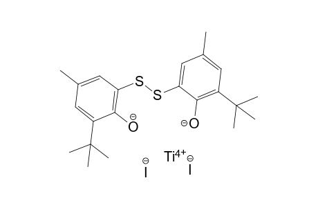 Diiodo{2,2'-dithiobis(6-tert-butyl-4-methylphenolato)}titanium