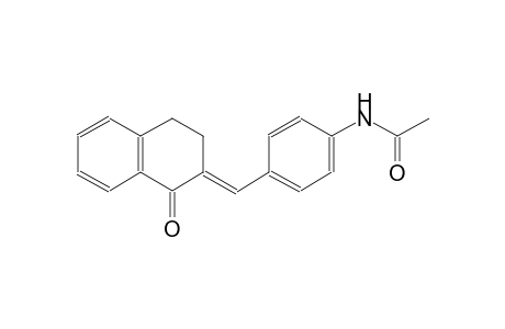 N-{4-[(E)-(1-oxo-3,4-dihydro-2(1H)-naphthalenylidene)methyl]phenyl}acetamide