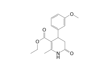Ethyl 4-(3-methoxyphenyl)-6-methyl-2-oxo-3,4-dihydro-1H-pyridine-5-carboxylate