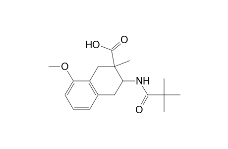 3-(Pivaloylamino)-2-methyl-8-methoxy-1,2,3,4-tetrahydronaphthalene-2-carboxylic acid