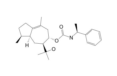[4S,5S,7S,8S]-11-HYDROXY-1(10)-GUAIEN-8-YL-[1S]-(1-PHENYL)-ETHYLCARBAMATE