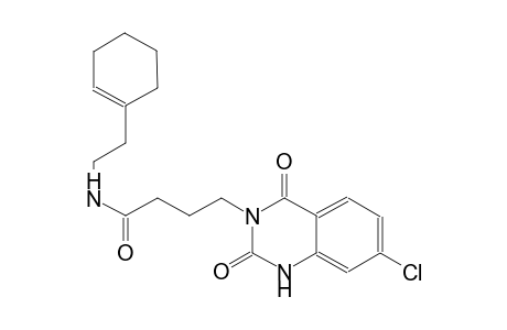 4-(7-chloro-2,4-dioxo-1,4-dihydro-3(2H)-quinazolinyl)-N-[2-(1-cyclohexen-1-yl)ethyl]butanamide