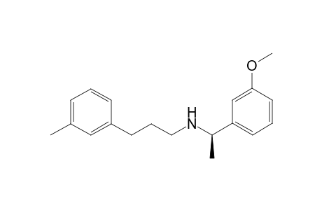 N-3-(3-methylphenyl)-1-propyl-(R)-3-methoxy-.alpha.-methylbenzylamine