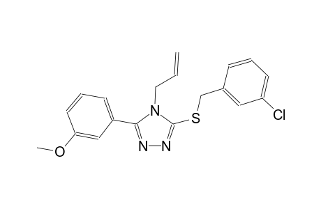 4-allyl-3-[(3-chlorobenzyl)sulfanyl]-5-(3-methoxyphenyl)-4H-1,2,4-triazole