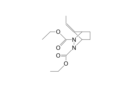 2,3-Dicarboethoxy-7-ethylidene-2,3-diaza-bicyclo(2.2.1)heptane