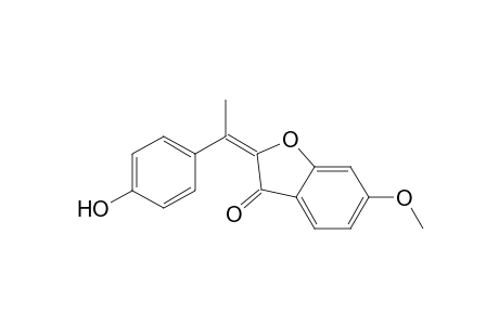 3(2H)-Benzofuranone, 2-[1-(4-hydroxyphenyl)ethylidene]-6-methoxy-