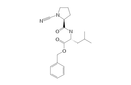 1-CYANO-(D)-PROLYLLEUCINE-BENZYLESTER