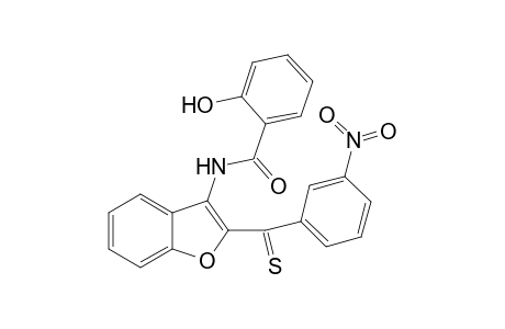 N-[2-(3-Nitrothiobenzoyl)benzo[b]furan-3-y]-2-hydroxybenzamide