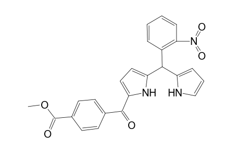 1-[[4-(Methoxycarbonyl)phenyl]carbonylyl]-5-(2-nitrophenyl)dipyrromethane