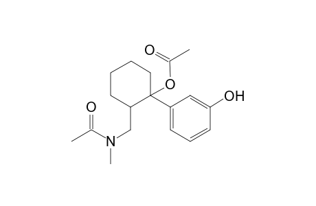 3-[1'-acetoxy-2'-{[(acetyl)(methyl)amino]methyl}cyclohexyl}-1-hydroxybenzene