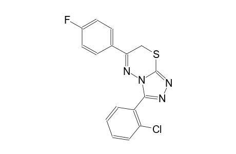3-(2-chlorophenyl)-6-(4-fluorophenyl)-7H-[1,2,4]triazolo[3,4-b][1,3,4]thiadiazine