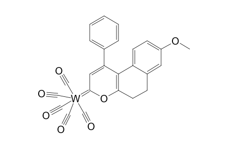 PENTACARBONYL-(7-METHOXY-4-PHENYL-9,10-DIHYDRO-2H-BENZO-[D]-CHROMEN-2-YLIDENE)-TUNGTEN