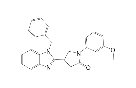 4-(1-benzyl-1H-benzimidazol-2-yl)-1-(3-methoxyphenyl)-2-pyrrolidinone