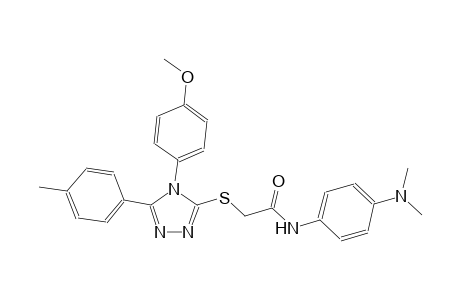 N-[4-(dimethylamino)phenyl]-2-{[4-(4-methoxyphenyl)-5-(4-methylphenyl)-4H-1,2,4-triazol-3-yl]sulfanyl}acetamide