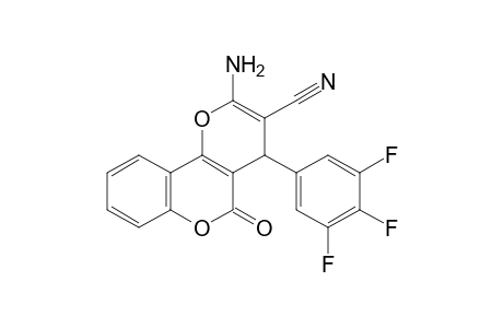 2-Amino-4-(3,4,5-trifluorophenyl)-5-oxo-4,5-dihydro-pyrano[3,2-c]chromene-3-carbonitrile