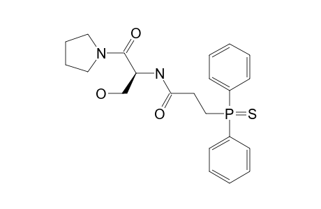 (S)-3-(DIPHENYLPHOSPHINOTHIOYL)-N-(2'-HYDROXYL-1'-(PYRROLIDINOCARBONYL)-ETHYL)-PROPANAMIDE