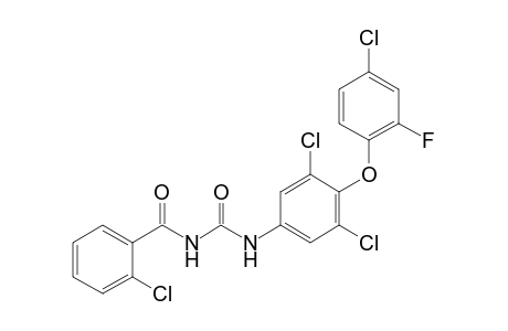 Benzamide, 2-chloro-N-[[[3,5-dichloro-4-(4-chloro-2-fluorophenoxy)phenyl]amino]carbonyl]-