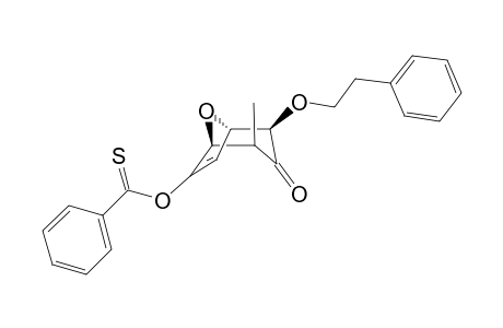 [(1S,2R,5S )-3-Oxo-4-methyl-2-(phenylethoxy)-8-oxabicyclo[3.2.1]oct-6-en-6-yl] benzenecarbothioate