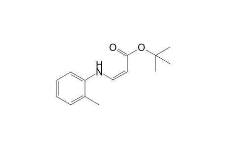 (Z)-tert-butyl 3-(o-tolylamino)acrylate