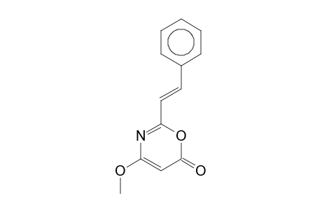 6H-1,3-Oxazin-6-one, 4-methoxy-2-styryl-