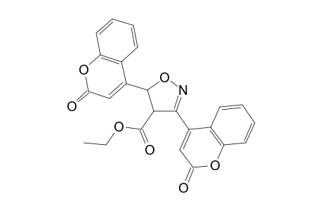 Ethyl 3,5-bis(2'-Oxo-2H-1]benzopyran-4'-yl)-4,5-dihydroisoxazole-4-carboxylate